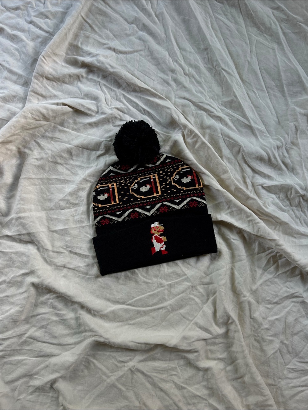 Super Nintendo Fire Power Mario Beanie